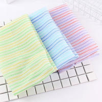 Escobilla De Baño Con Toalla De Exfoliación Y Esponja Para Ducha Paño De Limpieza Rústica Accesorios De Baño De Nylon - details 5
