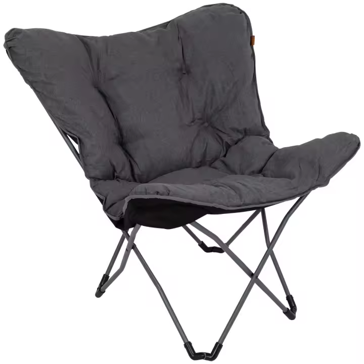 Bo-Camp - Urban Outdoor - Silla mariposa - Redbrigde - L - Poliéster Oxford - Gris - 1