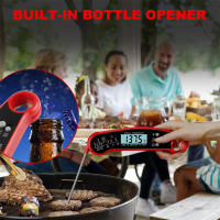 Termómetro Digital De Cocina Para Carne Agua Leche Cocina Barbacoa Al Aire Libre Impermeable Lectura Instantánea Metal - details 9