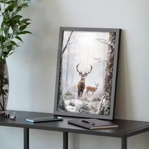Nacnic Perro en un Sofá 2 Lamina. Animales Impresos para Guardería Poster. Cuadros Decorativos para Sala de Estar, Dormitorio, Hogar - Alta Calidad y Durabilidad - 1