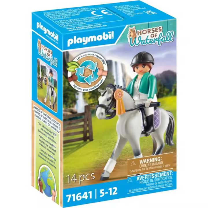 Torneo de jinete con caballo Playmobil Horses of Waterfall (71641) - 1