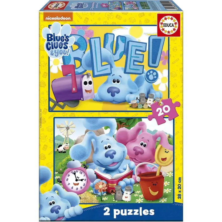 Puzzle 2x20 Blue Educa 19399 - 1