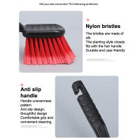 Cepillo De Limpieza Para Ruedas De Coche Con Cerda Roja Y Mango Negro Herramienta Para Lavar Automóviles Y Motocicletas - details 9