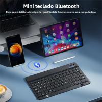 Teclado Inalámbrico Bluetooth Para Tablet Android iOS Windows Con Iluminación RGB Teclado Y Ratón Compatible Con iPad Y Teléfono Móvil - details 10