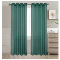Cortina visillo liso 140x260cm.Decorar para el hogar, sala de estar y dormitorio, estilo americano, 100% poliester.1 panel. - details 1