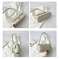 Bolso De Hombro Para Mujer Moda Versátil Pequeño Cuadrado PU Con Patrón De Piedras Bolsa De Mala Suerte Estilo Vintage Para Fiestas - details 3
