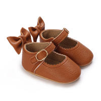 Zapatos De Princesa Para Bebé Niña En Lace Blanca Mocasines Con Lazo Y Borde Antideslizante De Goma Primera Calzado Para Caminar - details 103
