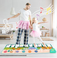 Coolplay Alfombra Tecladista Musical Para Niños Con 8 Sonidos De Animales Alfombra De Baile Educativa Para Bebés Material De Tela Adecuada Para Edades 3-6 Años Y 6-12 Años - details 4