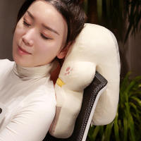 Cojín De Espalda Kawaii De Seda Hielo Para Oficina Y Hogar Cojín De Gato De Peluche Para Descanso Y Decoración Regalo Para Niños - details 5