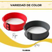 Banner - Molde Desmontable de Silicona para Bizcochos rojo 22 cm