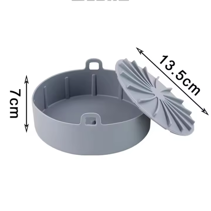 Olla de silicona para freidora de Aire reutilizable, accesorios para Horno, accesorios de Cocina, Pan, Frito chicken, Pizza, cesta, bandeja para hornear, herramienta - 1