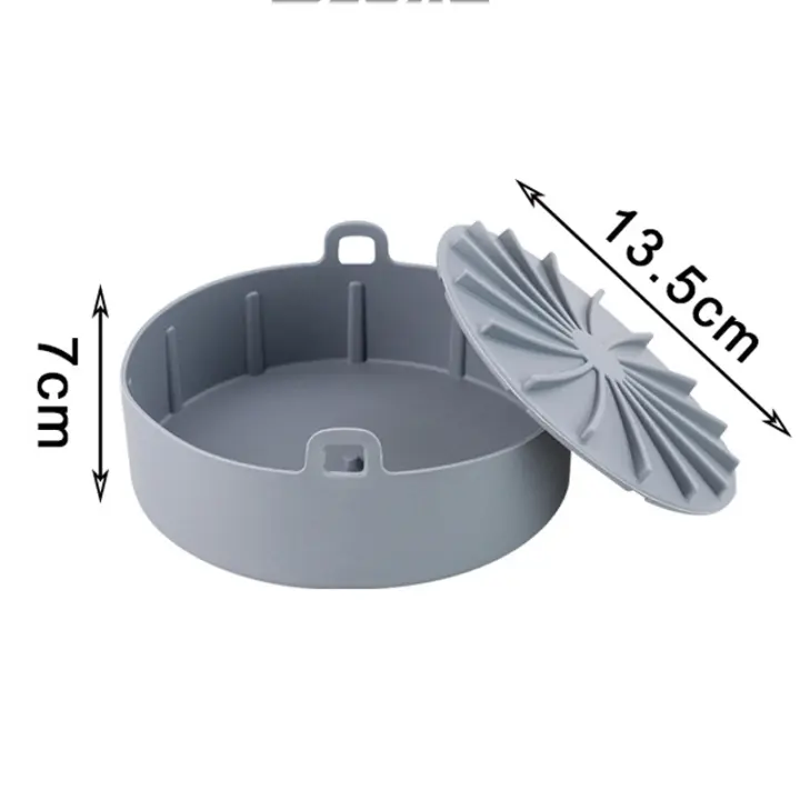 Olla de silicona para freidora de Aire reutilizable, accesorios para Horno, accesorios de Cocina, Pan, Frito chicken, Pizza, cesta, bandeja para hornear, herramienta - 1