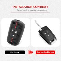Funda De Llave De Coche En Silicona Protector Para Buick Chevrolet Cruze Aveo Trax Opel Astra Corsa Meriva Zafira Antara Accesorios Resistentes Al Desgaste En Colores Negro Blanco Y Morado - details 0