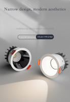 Spotlight LED COB Antigolpeante Redonda 10W Tamaño De Agujero 8cm Para Iluminación Interior De Dormitorio Sala De Estar Pasillo - details 0
