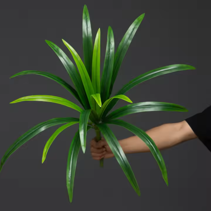 Planta Artificial De Gran Tamaño 60cm Con 18 Hojas De Orchidáceas Para Decoración De Jardín Interior Y Exterior Arbolado Falso Para Hogar Y Exposiciones - 1