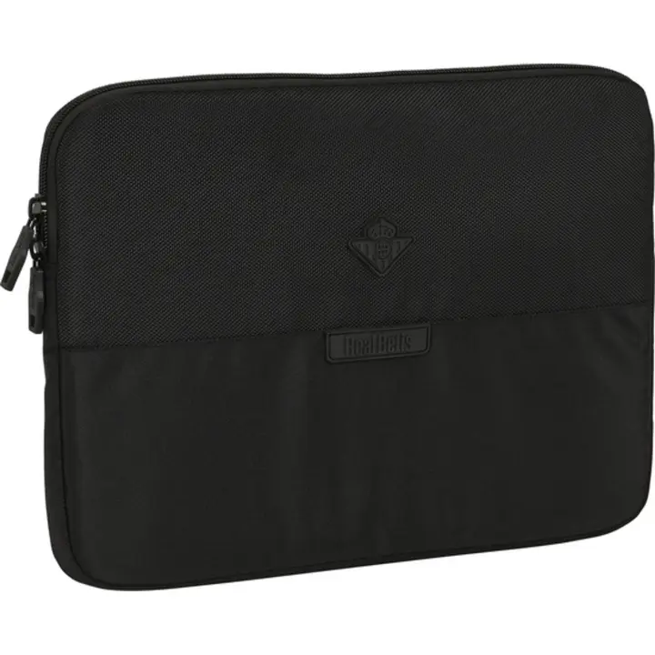 SAFTA - REAL BETIS BALOMPIE PREMIUM Funda para Portatil 14" - Funda Business para Portátil con alojamiento interior acolchado para portatil de 14''. Tamaño: 34x2x25 cm - 1