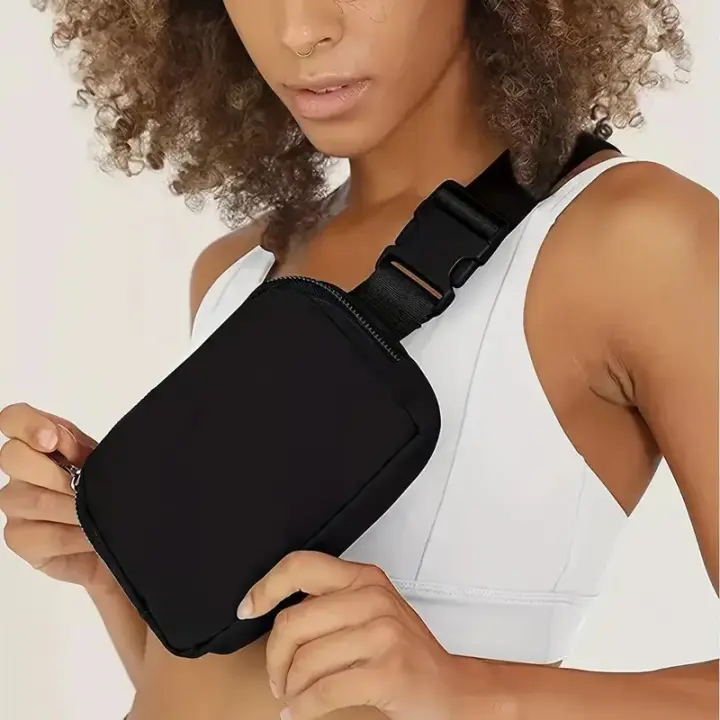 Bolsa de cinturón para Mujer y Hombre, riñonera con Correa ajustable para entrenamiento, Correr, viaje y senderismo - 1