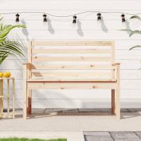 vidaXL Banco de jardín madera maciza abeto de Douglas 109x48x91,5 cm en color Douglas natural/Pino gris/Pino natural y más - details 2