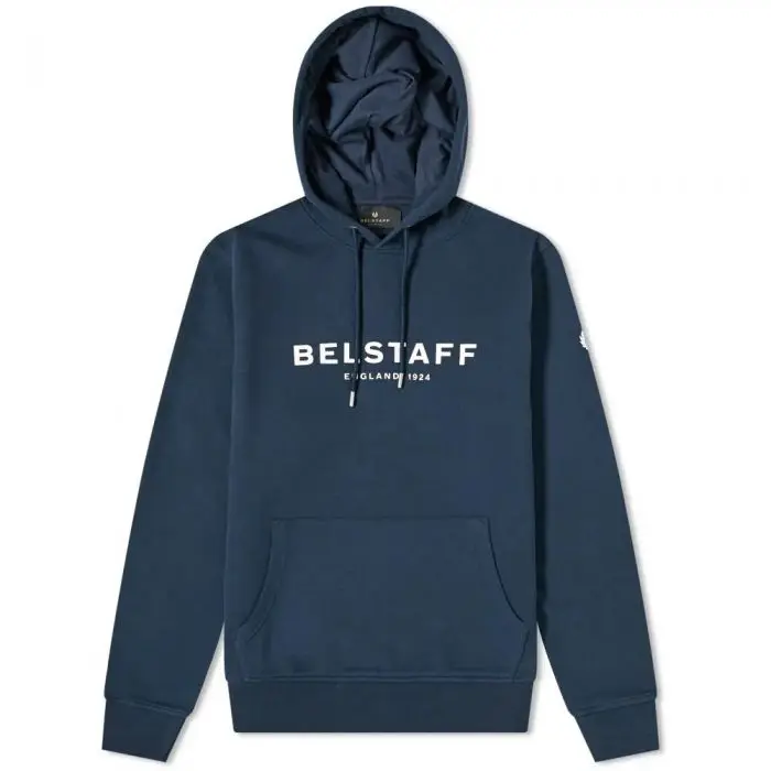 Belstaff 1924 Sudadera Hombre Cómoda y Sofisticada con Capucha Integrada - 1