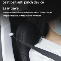 Ajustador De Cinturón De Seguridad Para Coche Para Tesla Model Y Limiter Anti-Neck Para Conductor Y Copiloto Panel Anti Cuello Con Freno De Cinturón - details 2