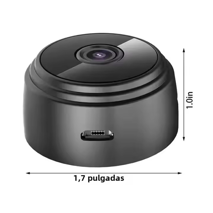 Cámara De Seguridad Magnética Inalámbrica A9 Mini Wifi 1080P Con Infrarrojos Y Voz Portátil Grabación Remota Video Y Audio - 1