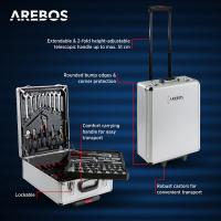 AREBOS Maletin Set de herramientas | 1200 piezas | Maleta de ruedas o maleta de transporte - details 9