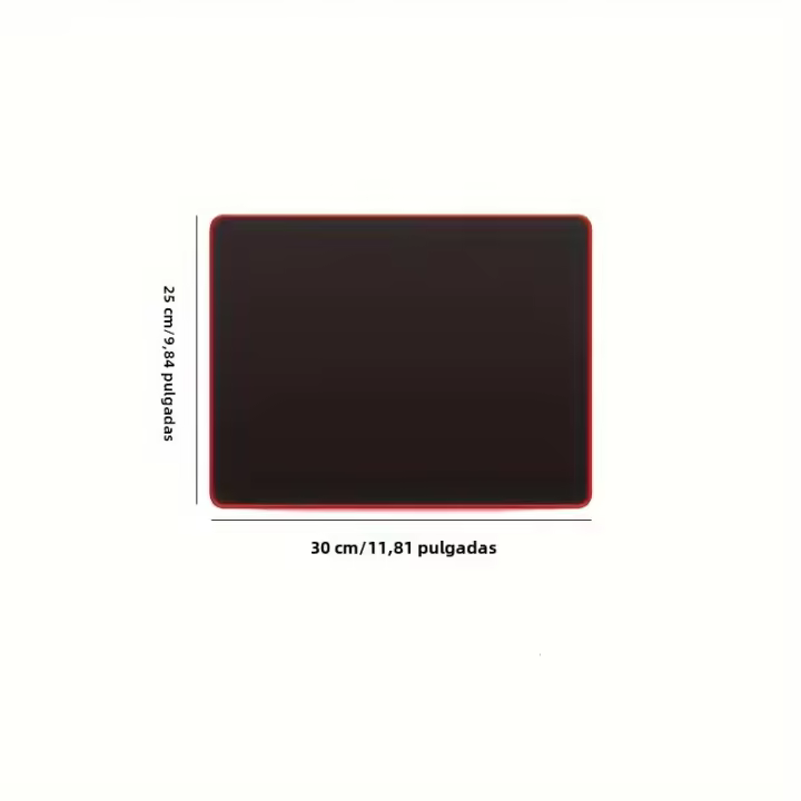 Alfombrilla De Ratón Para Oficina Tamaño Grande Deportiva Electrónica Negra Con Borde De Fijación Precisión Matriz De Escritorio - 1