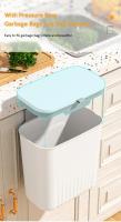 Cesta De Basura Inteligente Montada En La Pared 9L Para Cocina Y Baño Ecológica De Plástico Con Cubierta Rodante Accesorios De Cocina - details 18