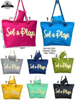 Bolso de Playa MEJORADA TOTE Mujer Lienzo con Monedero - details 0
