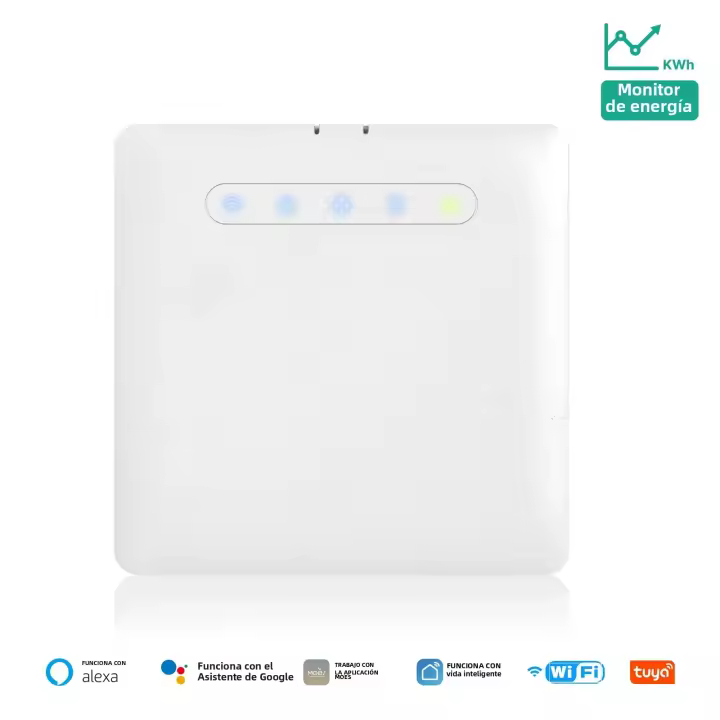 Termostato Inteligente Wifi Para Calefacción Por Cable Piloto Compatible Con Alexa Y Google Home Monitoreo De Electricidad Ecowatt Control Remoto - 1