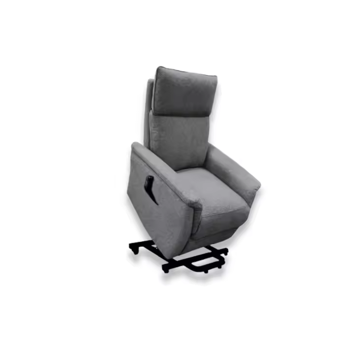 Sillón Relax Power Lift Slaap Nora Gris oscuro, Mando USB (Entrega pie de calle, fácil montaje) - 1