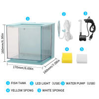Filtro Trasero Para Acuario Pequeño USB Colorido Para Escritorio Oficina Hogar Tipo De Peces Marinos SEVEN MASTER Origin Mainland China - details 1