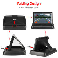 Cámara De Retrovisora Para Coche HD Plegable Con Monitor De 4.3 Pulgadas Cámara De Parkings Para Vehículos QueenDer - details 5