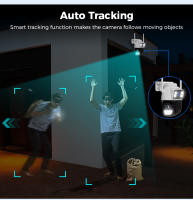 Cámara De Seguridad IP Hiseeu Wifi Con Lente Dual 4X Zoom Digital AI Detecta Humanos ONVIF Pantalla Completa 4K 8MP Exterior PTZ - details 11