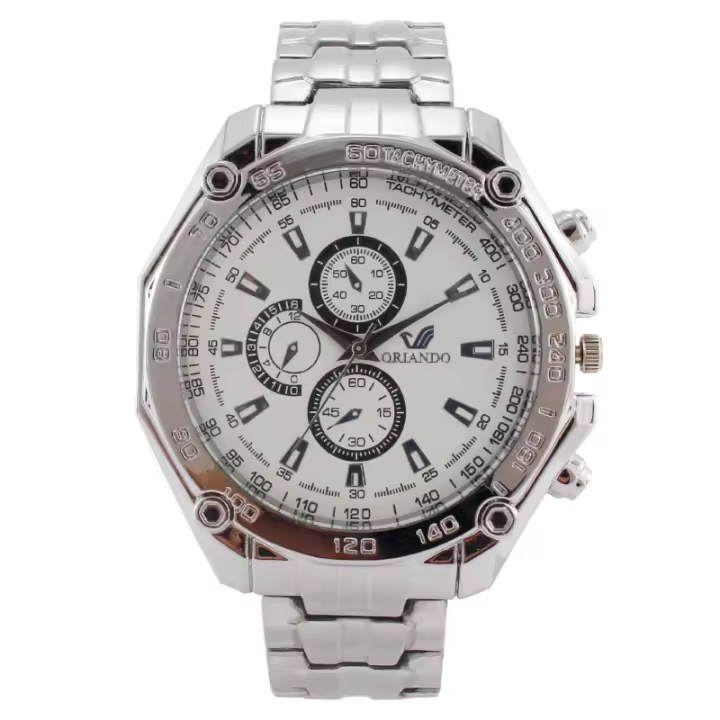 Reloj para hombre con tres subdiales, movimiento de cuarzo, un reloj multifuncional para el hombre - 1