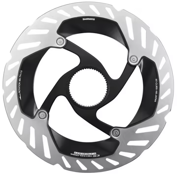 SHIMANO | Disco De Freno DURA ACE CL900 Center Lock  E  - Con anillo de cierre (dentado externo)
Con un enfoque en la disminución de la deformación térmica del disco, el resultado del nuevo disco de - 1
