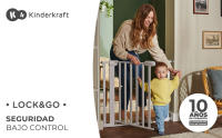 Kinderkraft -  Barrera de seguridad LOCK&GO extensible (75-103 cm) - details 0