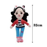 Muñeca De Peluche Gabby Dollhouse Juguete De Dibujos Animados Gato Sonriente Animal De Peluche Abrazo De Gato Para Niñas Regalos De Cumpleaños - details 10