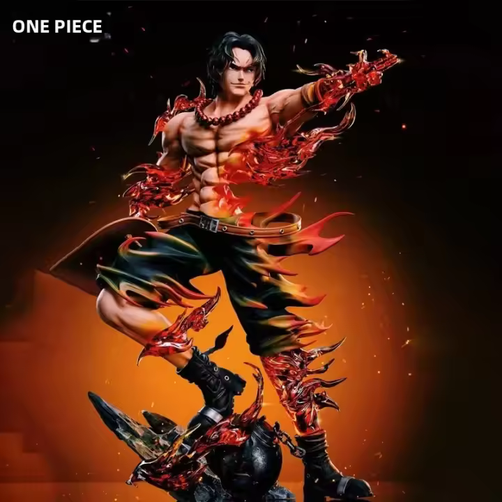 Figura De Acción One Piece Ace Anime 26cm Pvc Modelo Estatua De Colección Decoración Juguete Unisex Para Fans Del Anime - 1