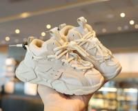 Zapatillas De Deporte Para Niños Y Niñas Impermeables Con Soporte De Arco Cómodo Zapatillas De Correr Infantiles De Peluche Material Superior PU Talla Para Edad 7-13 - details 1