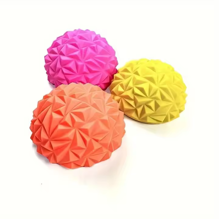 Bola De Piña Para Yoga Y Masaje De Pie 65mm Balanza Sensorial Integración Corporal Relajación Muscular PVC Resistente Para Niños Y Adultos - 1