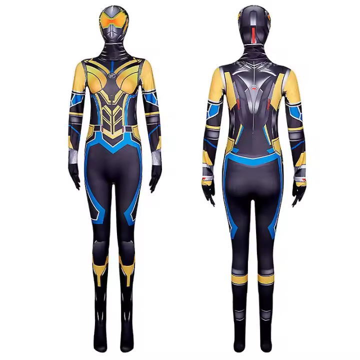 Disfraz de Ant-Man y la Esperanza Van Dyne, traje de cosplay para Halloween y Carnaval - 1