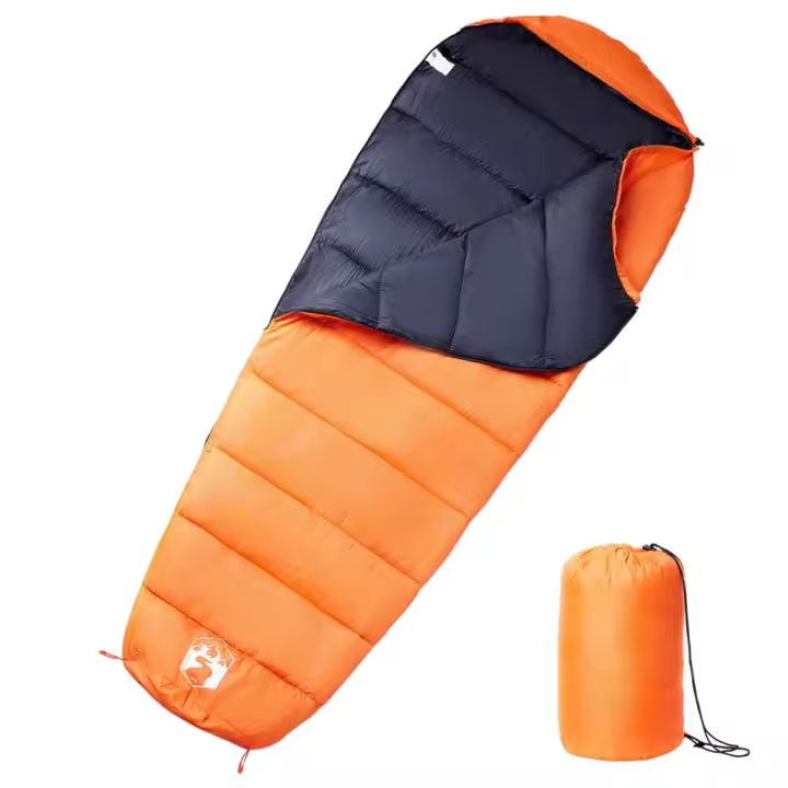 vidaXL Saco de dormir tipo momia de camping para adultos 3 estaciones - 1