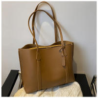 Bolso De Hombro Versátil De Cuero Suave Negro Minimalista Gran Capacidad Bolso De Tote Casual Para Mujer Estilo Inglés - details 38