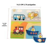 Rompecabezas De Madera Montessori Para Bebés Juego Educativo 3D Animal De Película Juguetes Para Niños De 1 a 3 Años - details 16