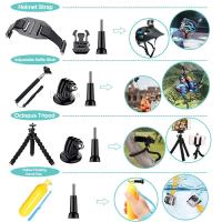 Kit De Accesorios Para Cámara De Acción Compatible Con Gopro Hero 12 11 10 9 8 7 6 5 4 Max Mount Session YI 4K SJCAM EKEN Osmo AKASO APEMAN - details 16