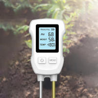 Medidor De Humedad Y Temperatura Del Suelo PH 3 En 1 Para Jardinería Lawn Farming Con Pantalla LCD Herramienta Digital Para Plantas - details 3