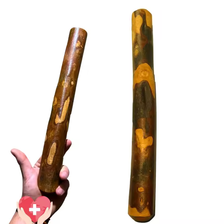 1Palo XL| 27 a 30 Cm Mordedor de Madera de Olivo Natural para Perros Grandes: Saludable | Ayuda a reducir la ansiedad, Doble baño aceite de Oliva Virgen Extra - 1