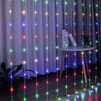 Guirnalda De Luces LED Para Ventanas 6x3M/3x3m Con Control Remoto Y Alimentación USB Decoración Navideña Para Hogar Y Jardín - details 4