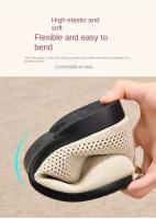 Zapatos Planos Para Mujer Slip on Plegables Con Punta Cuadrada Y Salida Hollow Fashion Casual Para Madres Zapatos Vulcánicos De Tela Algodón - details 4